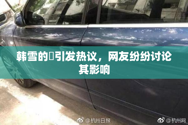 韩雪的婬引发热议，网友纷纷讨论其影响