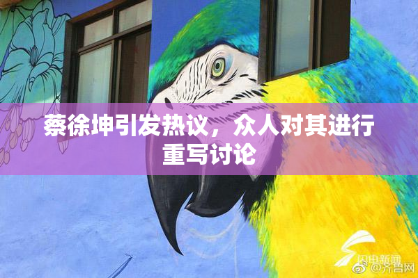 蔡徐坤引发热议，众人对其进行重写讨论
