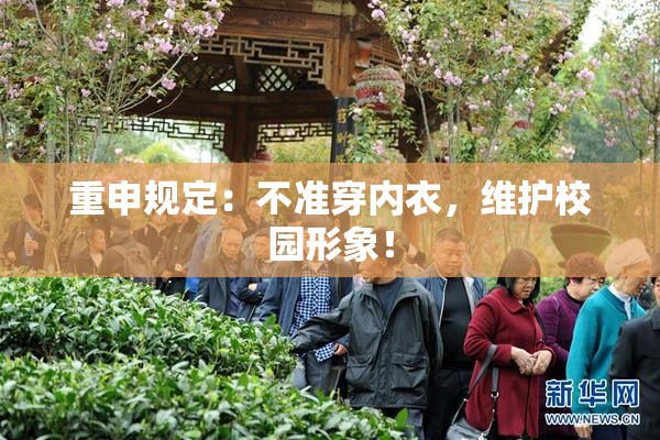 重申规定：不准穿内衣，维护校园形象！