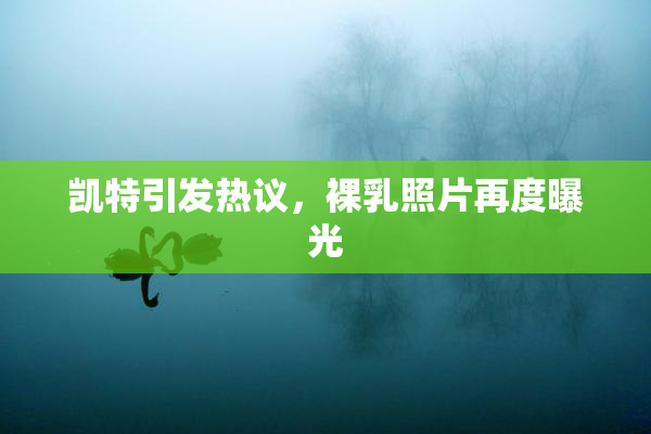 凯特引发热议，裸乳照片再度曝光