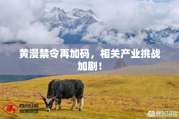 黄漫禁令再加码，相关产业挑战加剧！