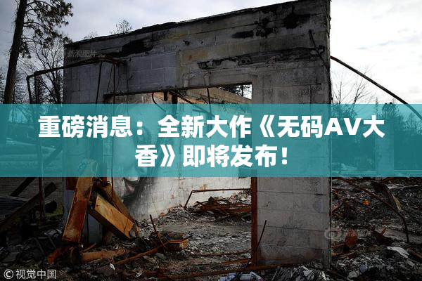 重磅消息：全新大作《无码AV大香》即将发布！