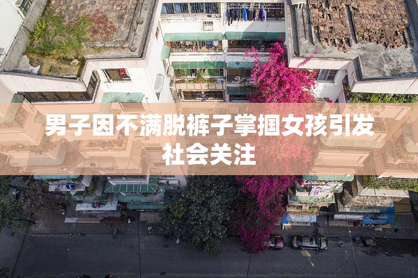男子因不满脱裤子掌掴女孩引发社会关注