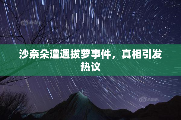 沙奈朵遭遇拔萝事件，真相引发热议