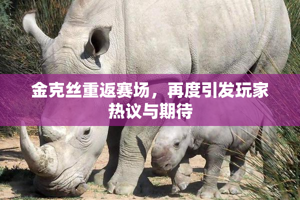 金克丝重返赛场，再度引发玩家热议与期待